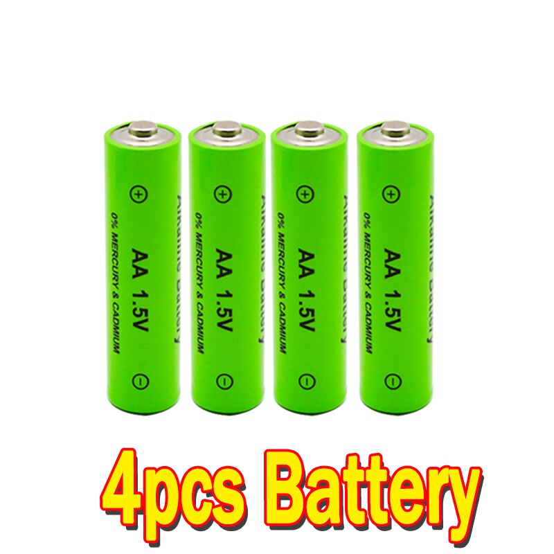 AA Batterie 3000 1,5 V Quanlity Akku AA 3000mAh NI-MH 1,5 V Wiederaufladbare 2A Batterie 3000mAh + ladegerät: Weiß