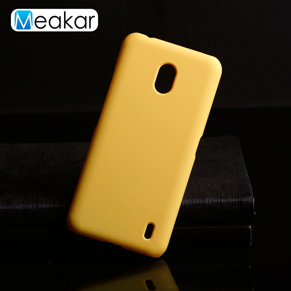 Matte Plastic Coque Cover 5.71For Nokia 2.2 Case For Nokia 2.2 Nokia2.2 Phone Back Coque Cover Case: Yellow