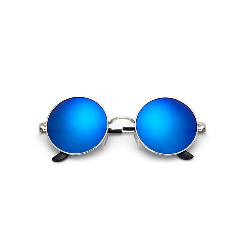 Zeontaat cirkel steampunk zonnebril dames merk heren rond zwart montuur zwarte lens zonnebril heren gafas de sol: C1