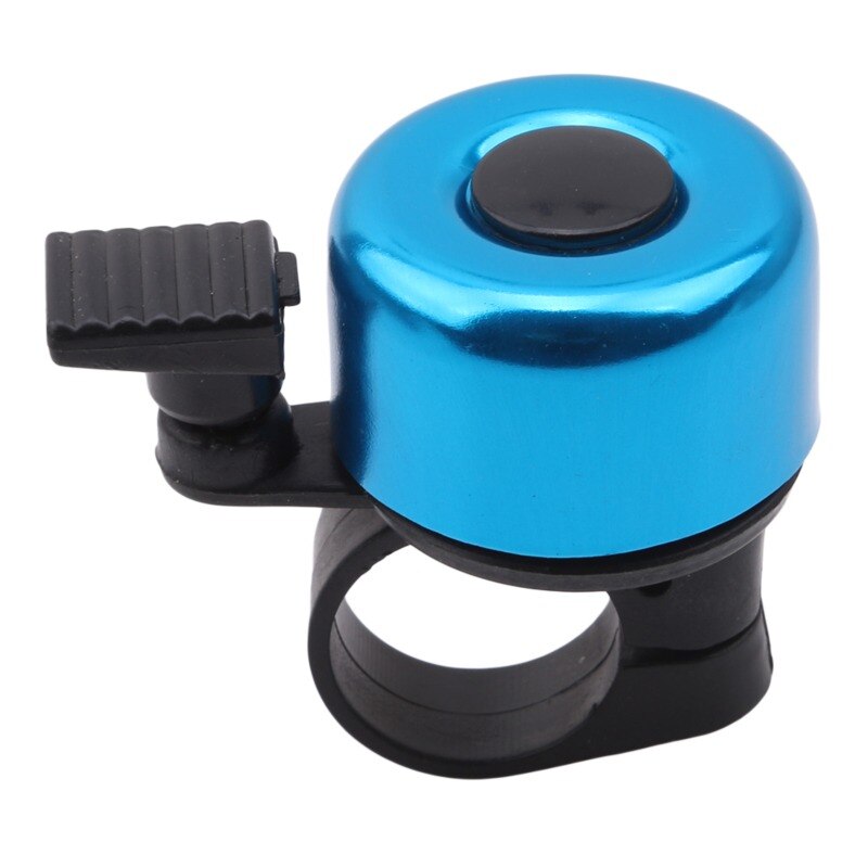 manillar de seguridad para bicicleta, anillo de Metal para bicicleta, campana, bocina, alarma de sonido, accesorio para bicicleta, timbre protector para exteriores: 1-blue