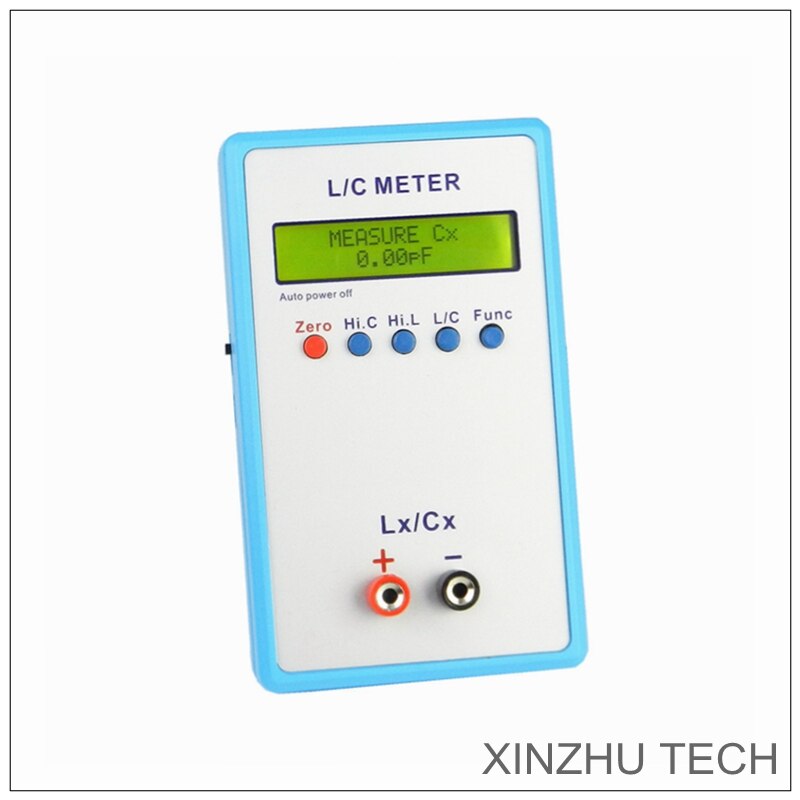LC-200A Handheld L/C Meter Inductance Capacitance Meter Digital Bridge LCR Table Yellow LCD Display Inductance Capacitance Meter