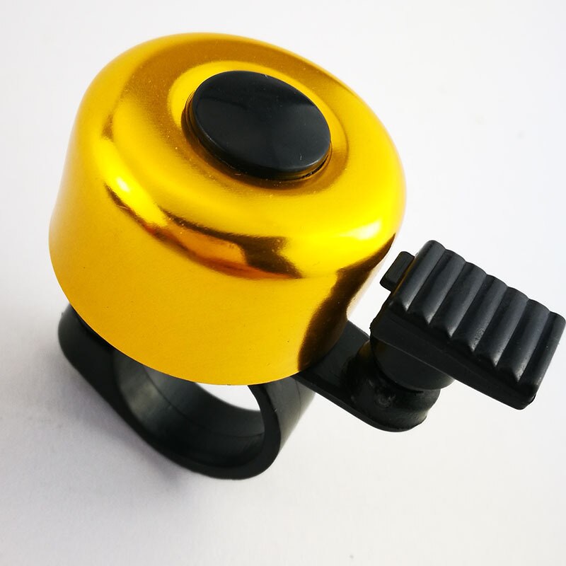 Bicycle Bell Alloy Mountain Road Bike Horn Sound Alarm For Safety Cycling Handlebar Metal Ring Bicycle Call Bike Accessories: Yellow