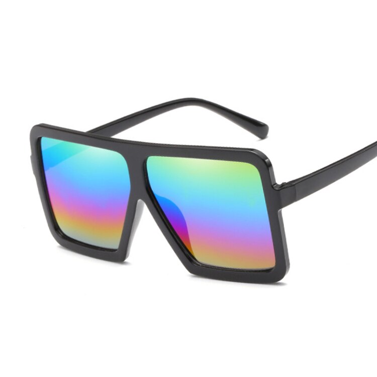 Vierkante zonnebril dames luxe man/vrouw zwarte zonnebril man vrouw klassiek vintage buiten oculos de sol: Veelkleurig