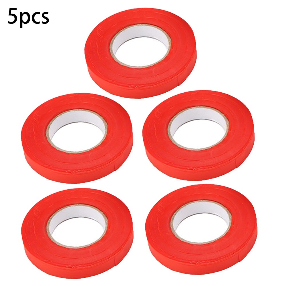 Stretch Tie Tape Garden Tie Tape For Garden Training For Staking Plants: Red 5 Rolls