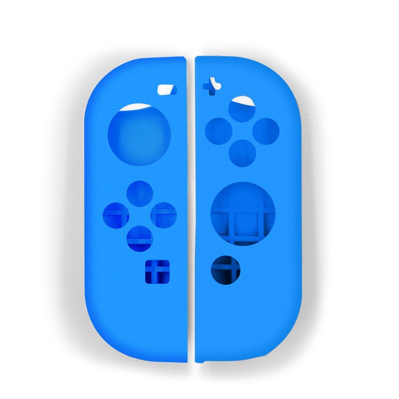 Zachte Siliconen Vervanging Case Voor Nintendo Switch Controller Vreugde-Con Cover Antislip Shell Case Voor Nintend Schakelaar accessoires: Blue