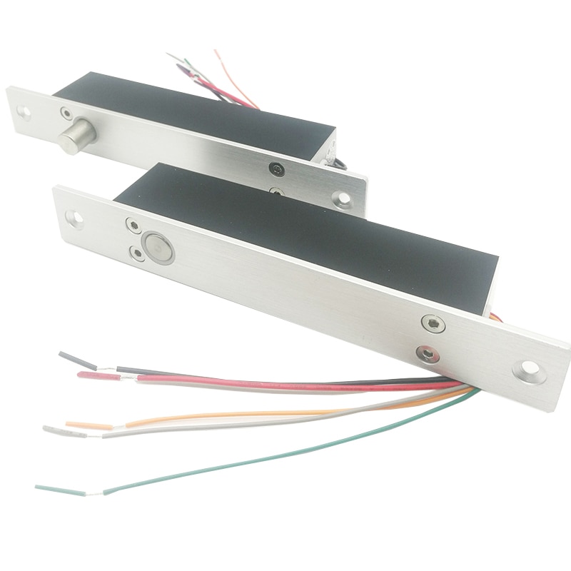 DC 12V NO NC Mortise Door Lock Fail Safe fail Secure Narrow Electric Bolt Lock