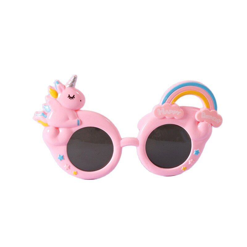 Unicorn Glasses Rainbow Unicornio Glasses Unicorn Girl Birthday Party Baby Shower Birthday Party Decor Kids Birthday UN01: pink