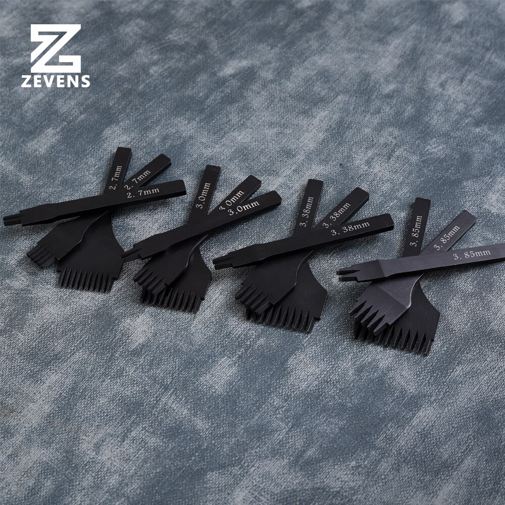 Zevens Primaire Lederen Sterven-Staal Beitel Franse Stijl Prikken Iron 2.7/3.0/3.38/3.85Mm Sharp leer Ponsen Tool