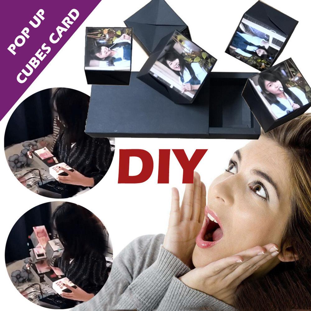 christmas cards DIY Card Surprised For Partner Girlfriend Friends Photo Card Set invitaciones de boda card 32