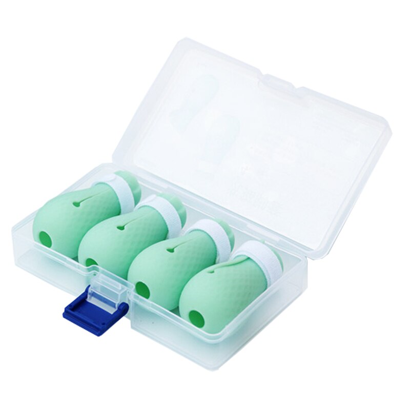 Kattskor använder för bad tvätt klo stövlar fotskydd anti-bett skydd justerbar katt tass naglar skor stövlar anti-repa: Default Title