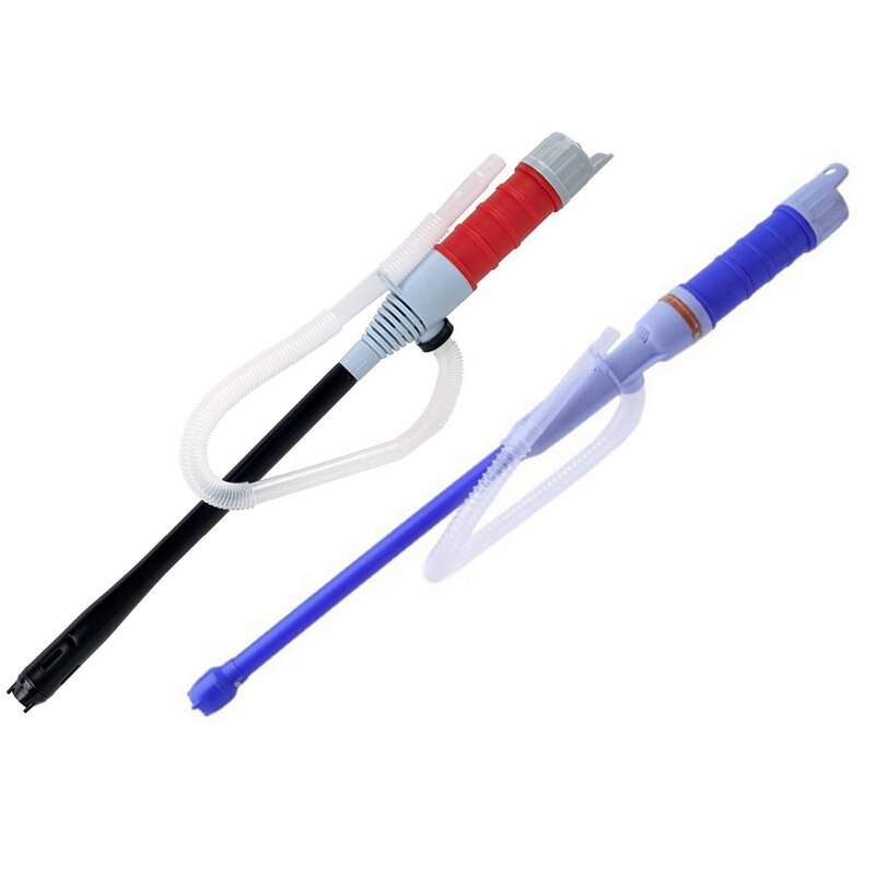 ! 2Pcs Battery-Operated Liquid Turbo Pump Cordless Pvc Transfer Pump Automatic Powered Portable Liquid Turbo Pump-Blue