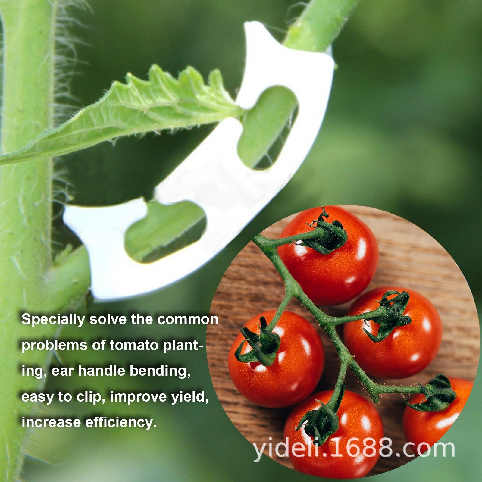 Reusable Plastic Plant Clips Supports Connects Protection Grafting Fixing Tool Gardening Supplies for Vegetable Tomato