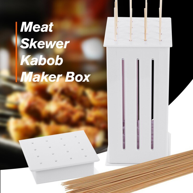 16-gat Vlees Spiesjes Kebab Machine multifunctionele Dozen Niet giftig Vlees Slijpmachines Outdoor Barbecue Grill Handig tool