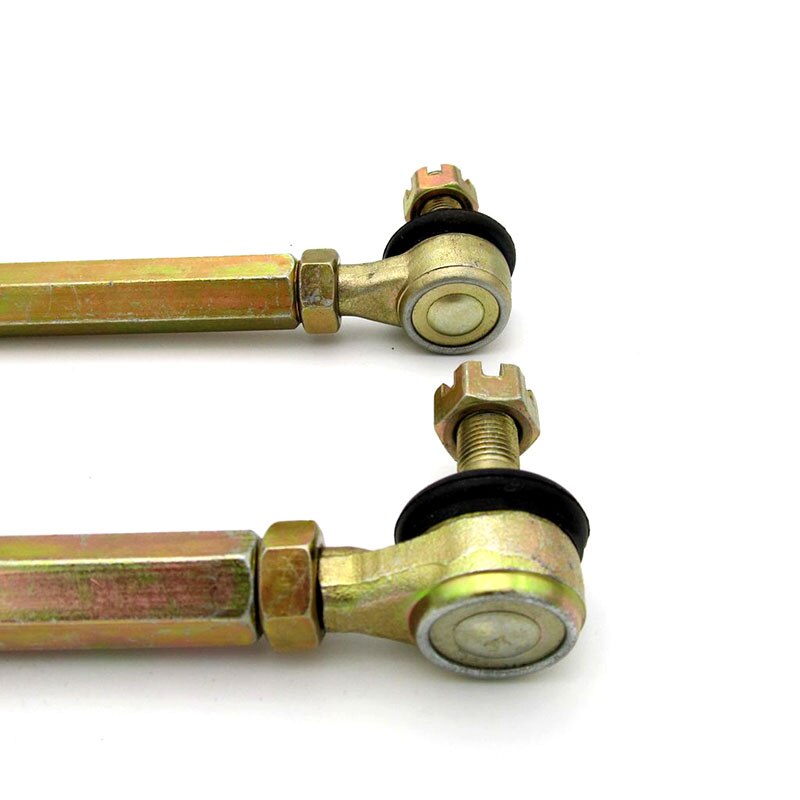2pcs 290MM Steering Tie Rod Kit Ball Joint For 2 Stroke Electric Mini Kids ATV Go Kart Buggy