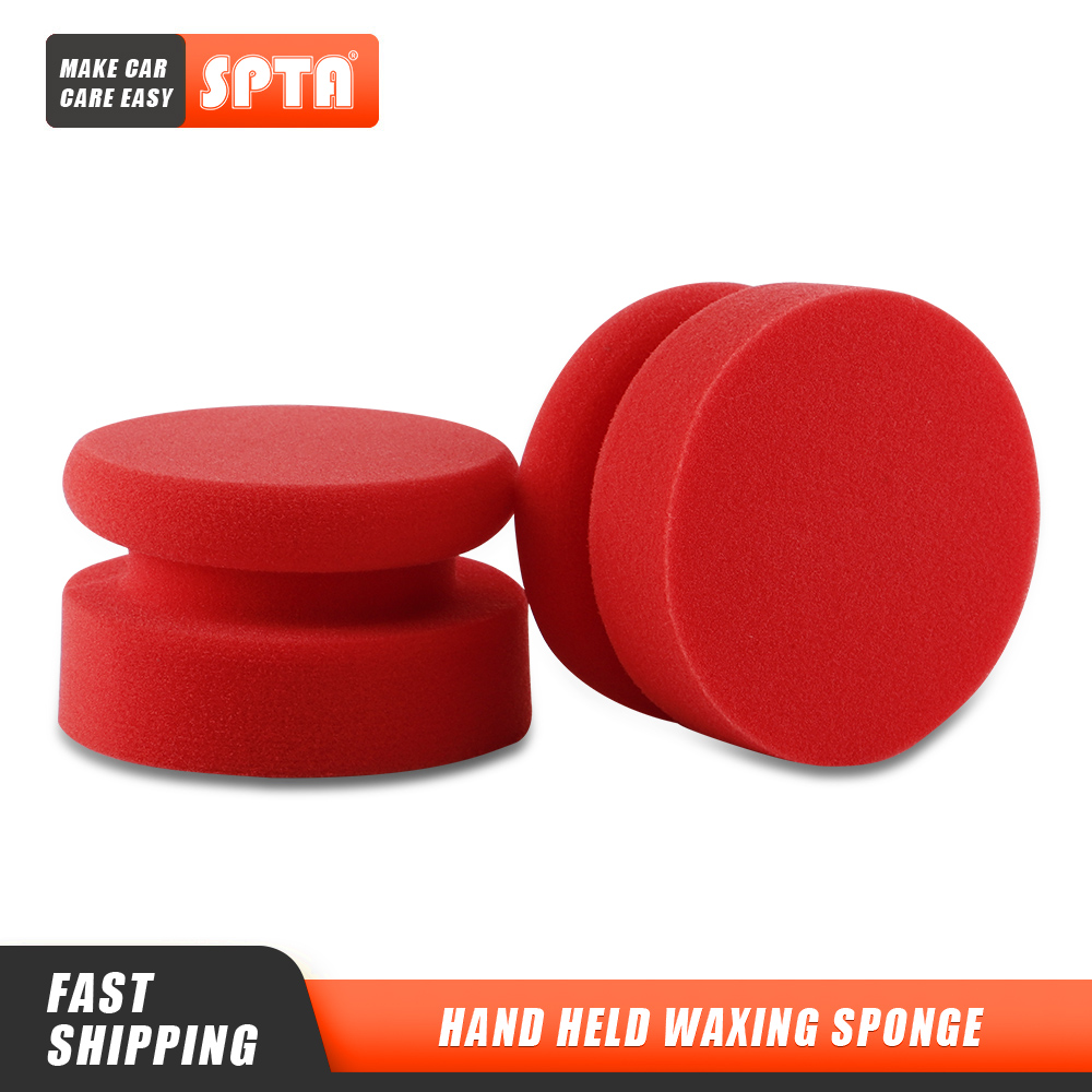 (Bulk )2-20Pcs SPTA Hand Waxing Sponge Rubbing Compound Applicator Car Beauty Waxing Pad Auto Paint Care Polishing Sponge