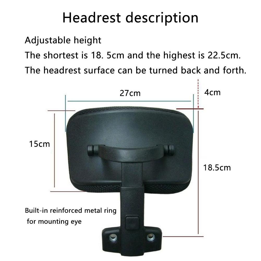 Office Computer Chair Headrest Adjustable Swivel Lifting Chair Neck Protection Pillow Office Chair Accessories Free Installation
