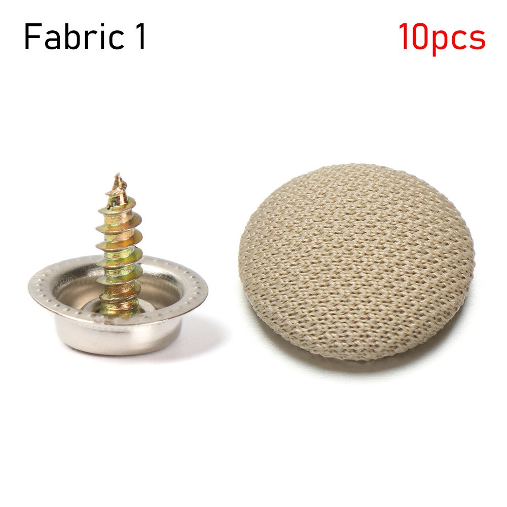 10Pcs Universele Auto Dak Reparatie Gespen Auto Interieur Plafond Doek Schroef Cap Headliner Klinknagels Retainer Automotive Care: fabric 1