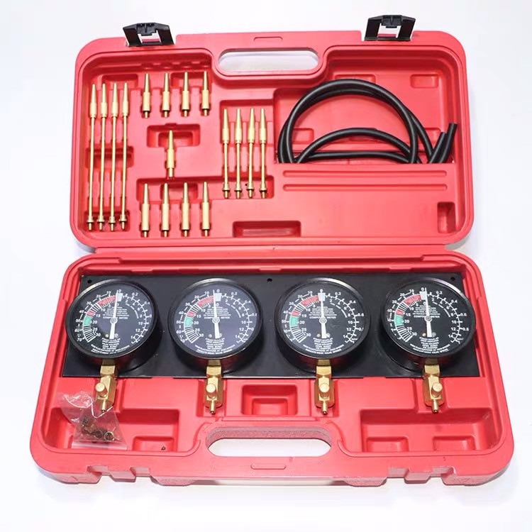 4 Stuks Motorfiets Brandstof Vacuüm Carburateur Carb Synchro Tool Balancer Gauge Kit
