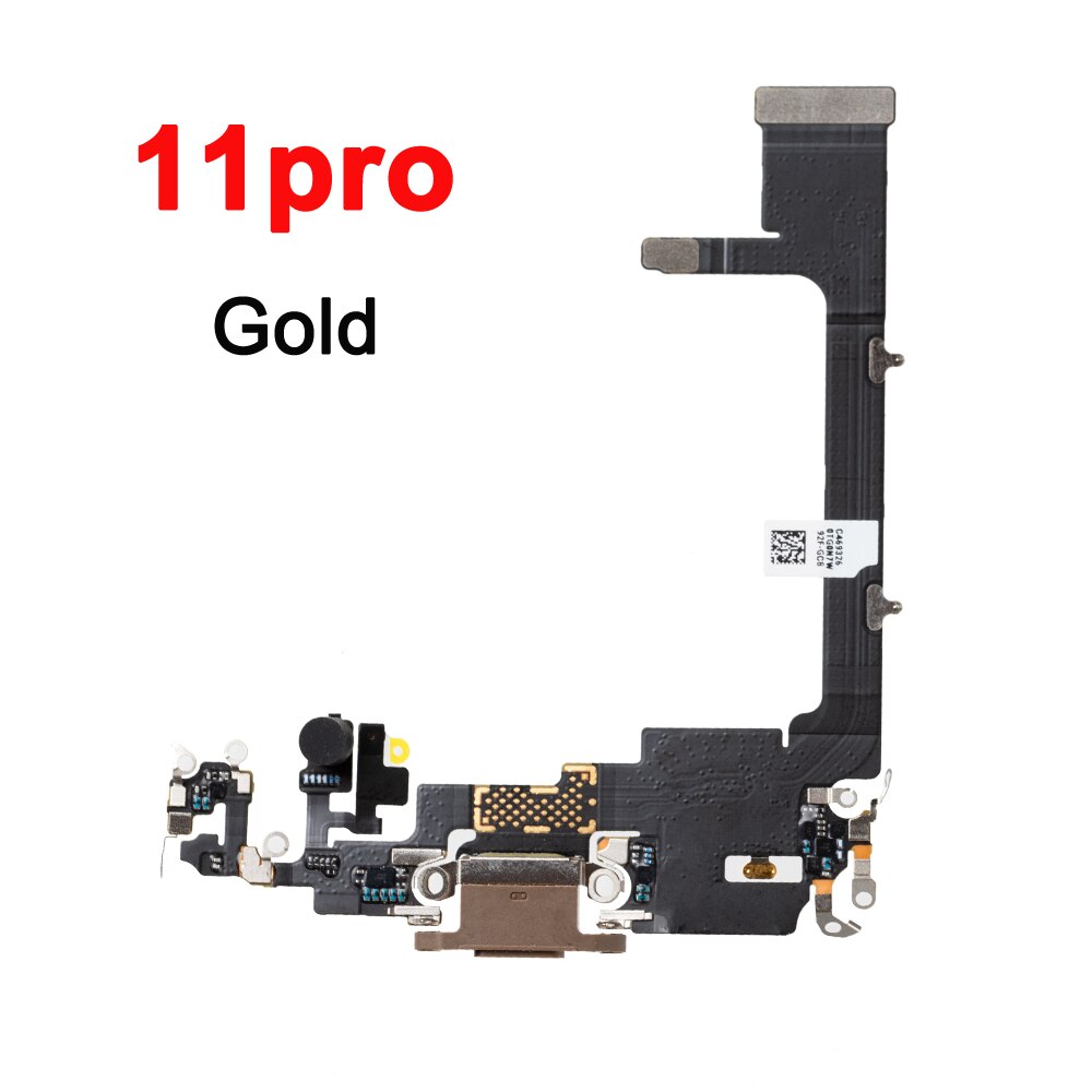 1Pcs USB Charger Port Dock Connector Charging Flex Cable For iPhone 11 pro Replacement Parts