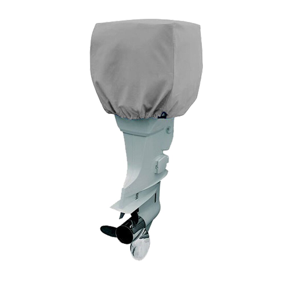 600D PU Coated,Heavy Duty ,Half Outboard Motor Boat Cover Fits Motors 40 HP, MC-02