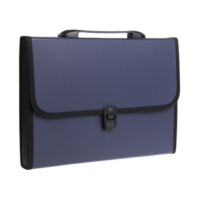 A4 Business Document Storage Expandable File Folder Office waterproof Briefcase