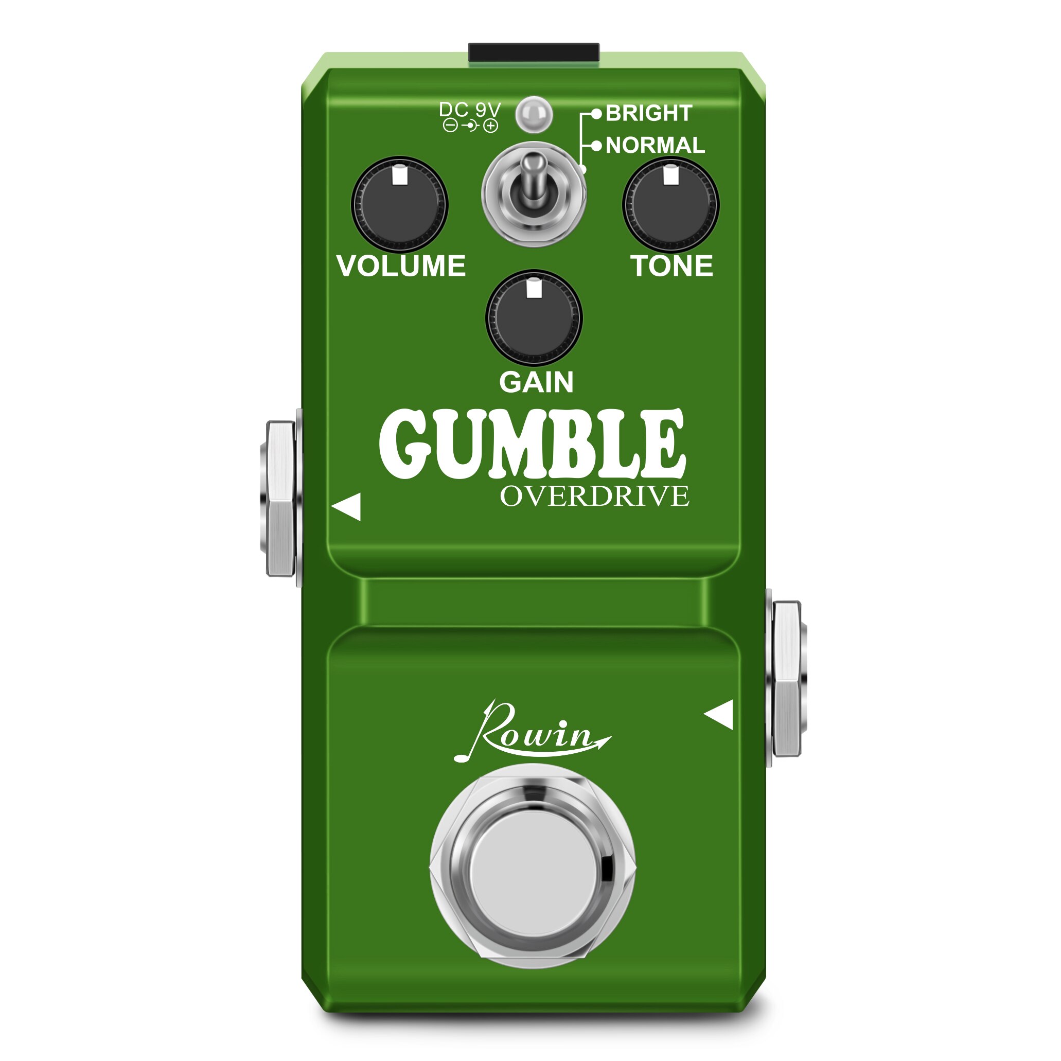 Rowin kitara pedaali särö overdrive chorus flanger phaser delay effecot pedaali nanosarja sähkökitaran bassolle: Tyhmä ylikierros