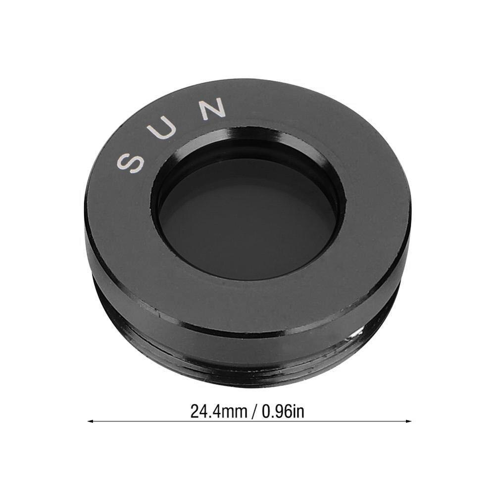 0.965 inch Telescope Sun Moon Planet Filtet Eyepieces Filters for Enhancing Definition Resolution TA3092-TA3096: Black