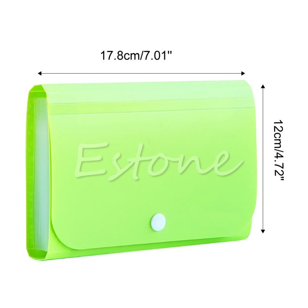 File Document Folder Bag Case Bills Receipts Pouch Card Holder Organizer