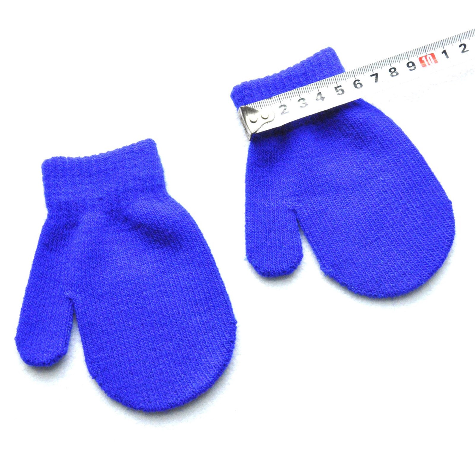 4 paires hiver solide gants infantile bébé mignon tricot moufles filles chaudes garçons d'hiver gants bébé accessoires