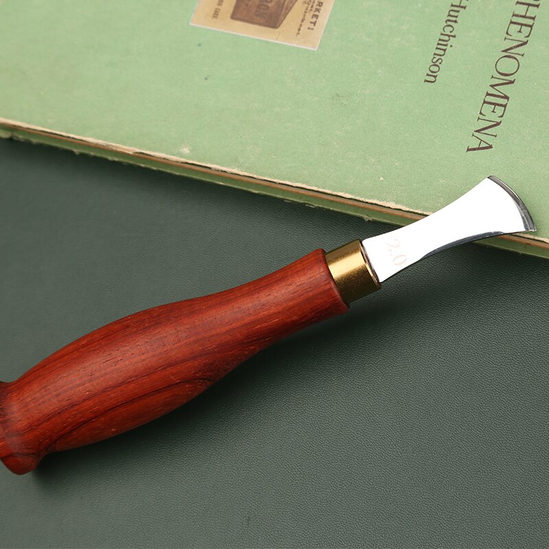 SHWAKK Leather Edge Creasing Tool Blade Shallow Groove Press Line Polished Finish Press Edge Marking Creaser Leather Craft Tool