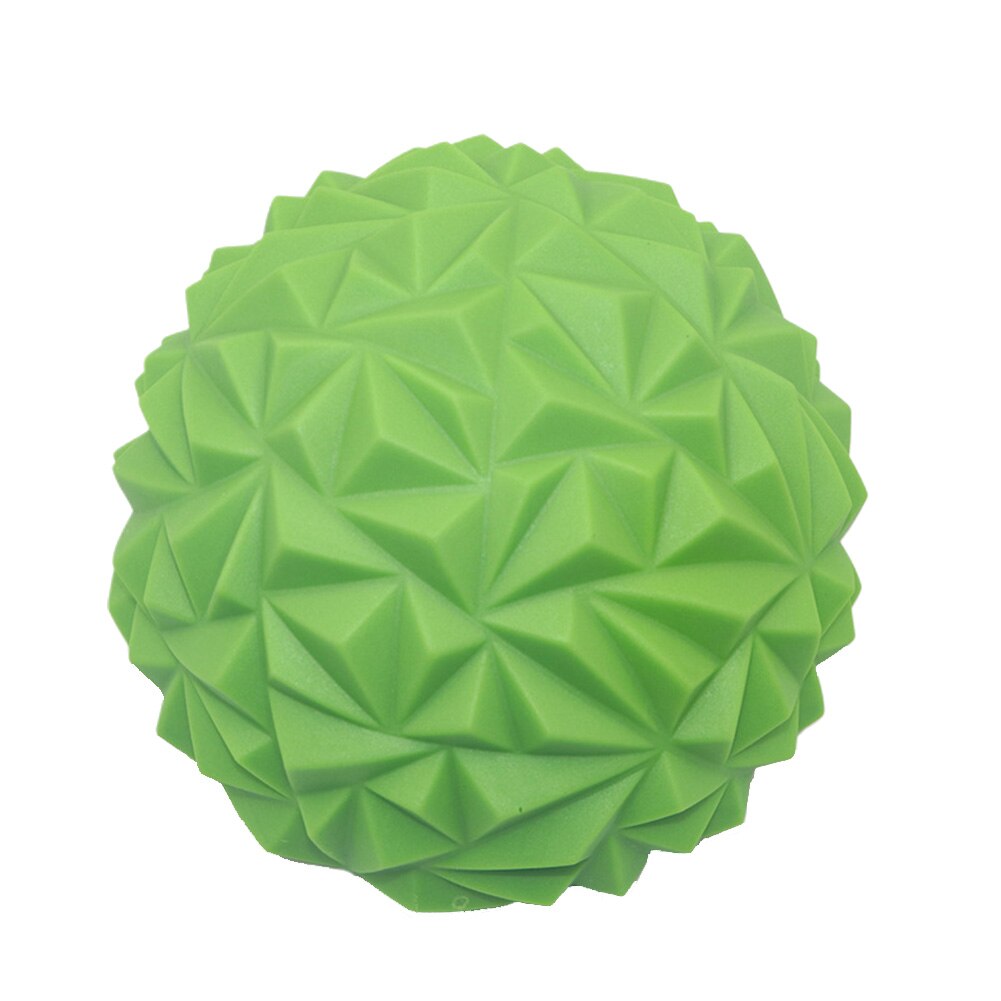 Pvc sensorisk integration halvkugle fitness indendørs stepping stone legetøj balance udendørs træning fod spil spiky massage yoga bold: Grøn