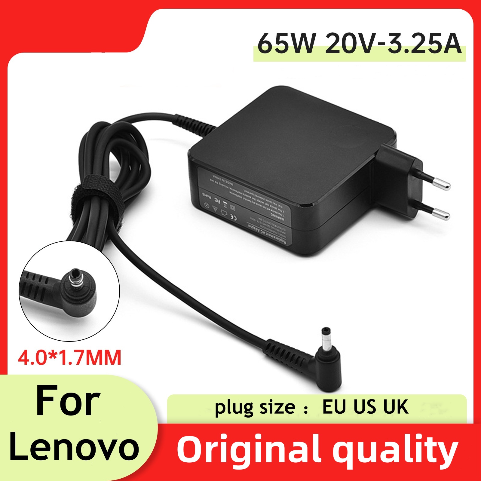 20v 2.4a 65w 3,25*4.0mm Wechselstrom adapter Laptop-Ladegerät für Lenovo Ideapad 1,7 s 330 -15 B50-10 Yoga 100 510-14isk Redmibook 14 13