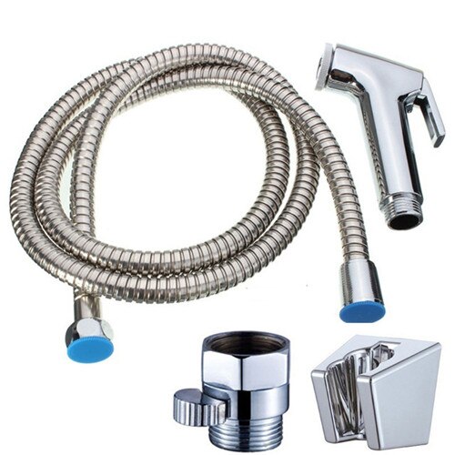 Bidet Shower Toilet Spray Shower Ducha Hygienic Handheld Bidet Toilet Douche Shower Douchette Toilette Douche Portable Bidet: bidet set6