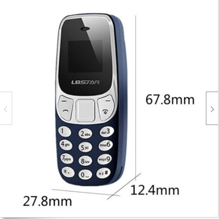 BM10 Mini téléphone quadribande Bluetooth composeur faible rayonnement double SIM changeur de voix