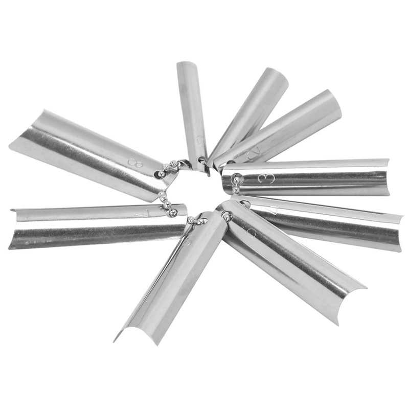 French Tips Manicure French Manicure 9 Sizes Single Tips Deep C Shape Cutter Tool Nail Edge Trimmer French Nail Trimmer