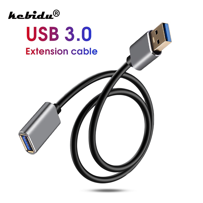 1M USB Extension Cable Cord Super Speed USB 3.0 Cable Male to Female Data Sync USB Extender Extension Cable Computer Cable