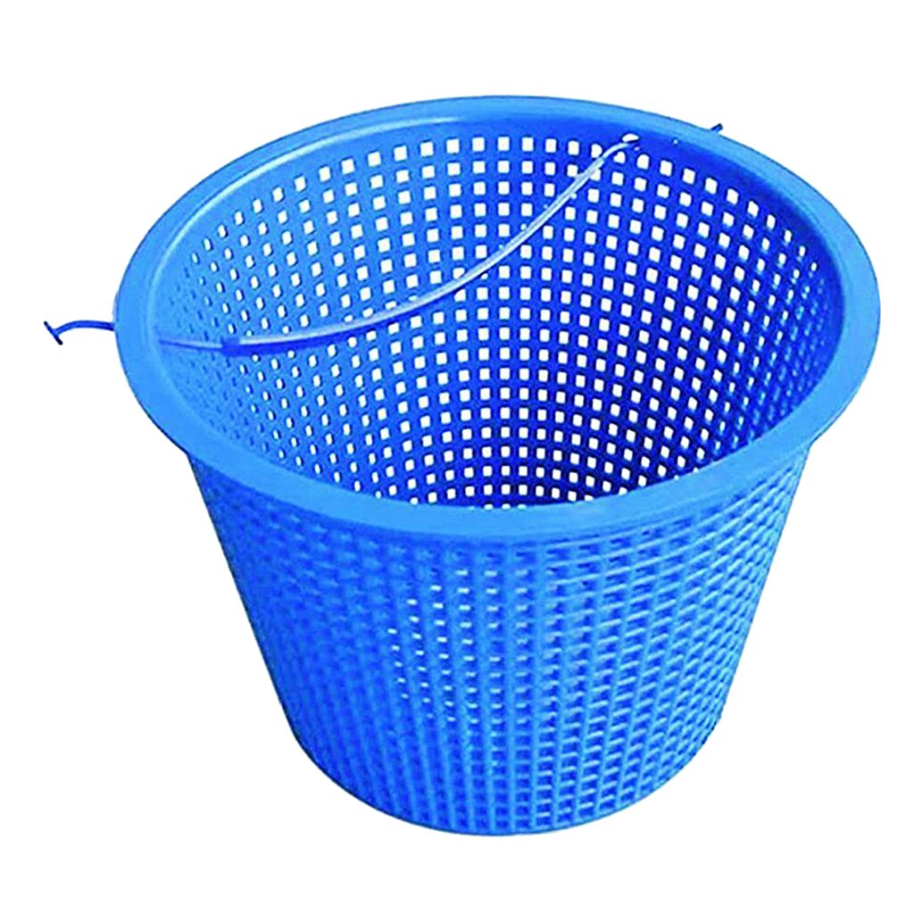 Skimmer Basket Replacement, Fine Mesh Plastic Swimming Pool Skimmer Basket, Blue