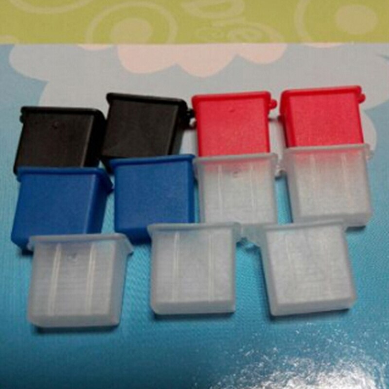 Tapón antipolvo USB tipo A macho, Protector de tapa, fácil de usar, 10 Uds.