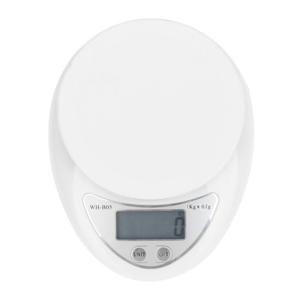 1Kg/0,1g Mini Elektronische Waage Küche Backen Sauerei Waage Bewegliche Digital Skala LED Waagen: A
