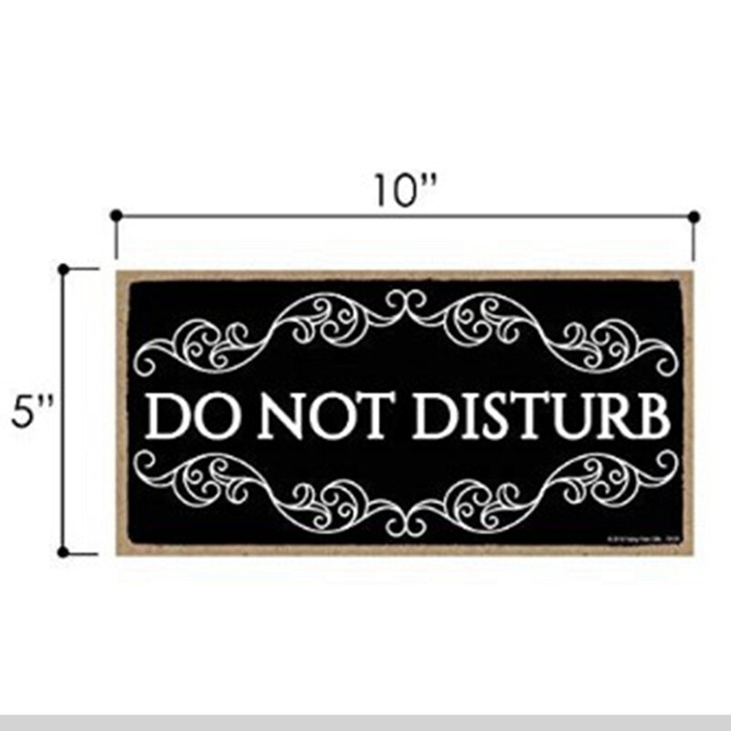 Noir porte cintre réunion en cours ne pas déranger maison bureau accessoire signe Plaque pour maison bureau étude porte décor
