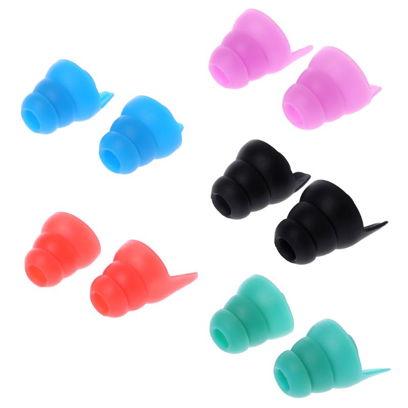 1 Pair Silicone Earplugs Noise Cancelling Ear Plugs Hearing Protection