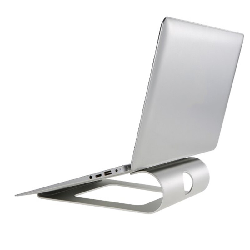 Aluminiums datamaskinholder bærbar stativ skrivebordsbrakett kjøler kjølepute for ipad/iphone/notebook/nettbrett/pc/smarttelefon