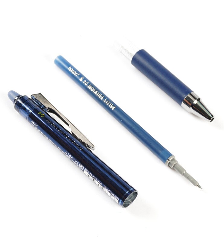 PILOT Frixion-Bolígrafo de tinta de Gel borrable LFPK de Japón, recarga de 0,4mm, uso de escritura para 23EF/23F, bolígrafo Araserable, escuela, oficina, papelería