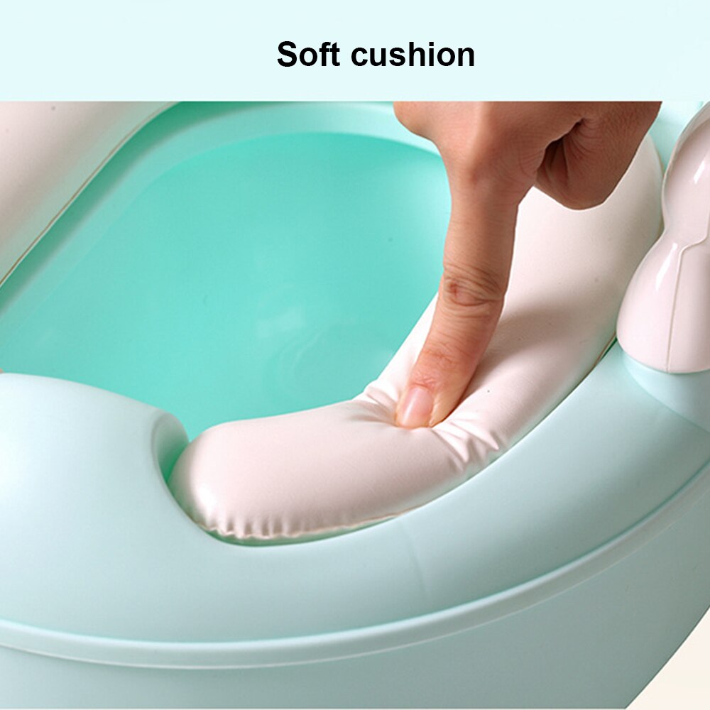 Orinal portátil de dibujos animados para niños y niñas, asiento de inodoro para bebé, orinal de entrenamiento, olla de viaje