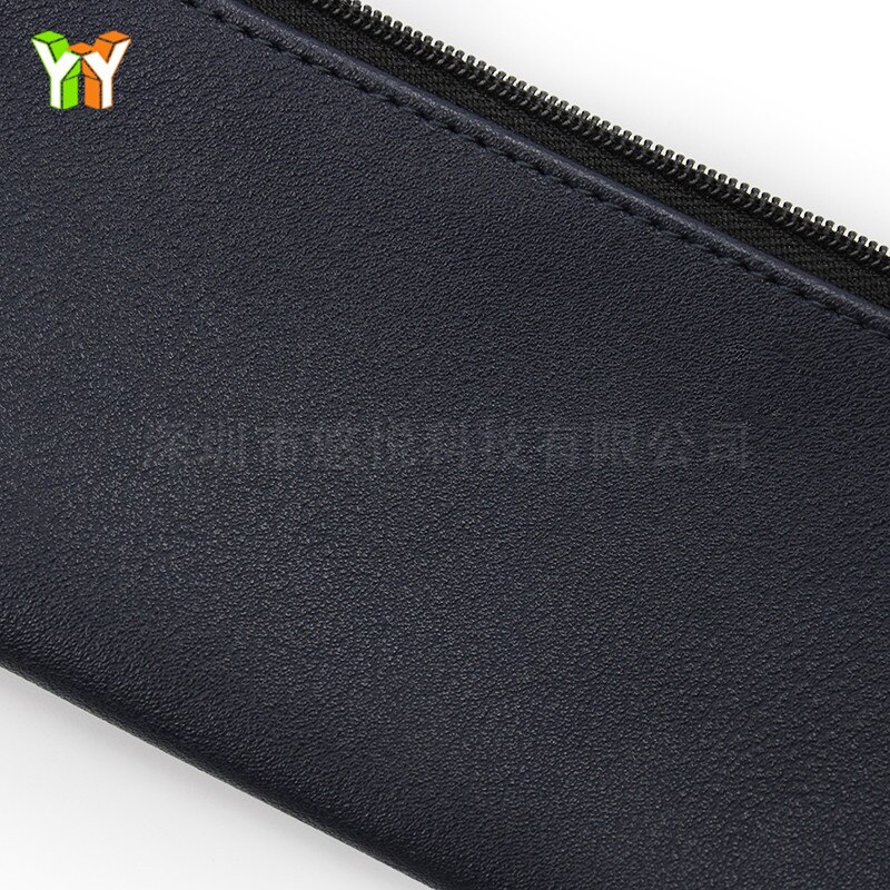 Funda protectora de cuero PU con cremallera de gama alta dos secciones flauta bolsa de almacenamiento