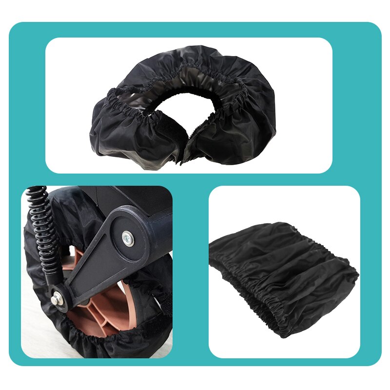 1pc Baby Stroller Wheel Cover Stroller Accessories Pram Buggy Wheel Cover Anti Dust Oxford Cloth Reusable Stroller Wheel Cover