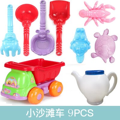 Strand Zand Spelen Speelgoed set Kids Seaside Emmer Schop Hark Kit Play Toy graven zand schop tool Willekeurige Kleur: 1