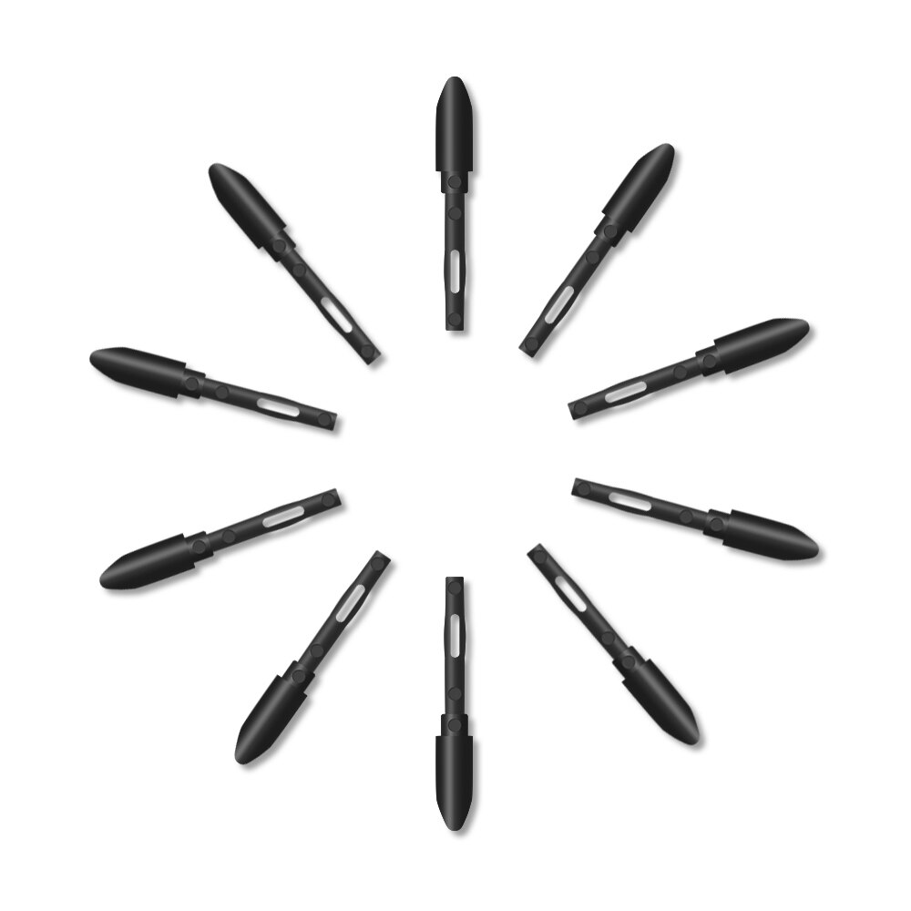 Huion PN01 10pcs Replacement Pen Nibs Graphics Tablet Pen Nibs Wear-resistant Pen Nib for Huion PEN68/PEN80: PN04X10