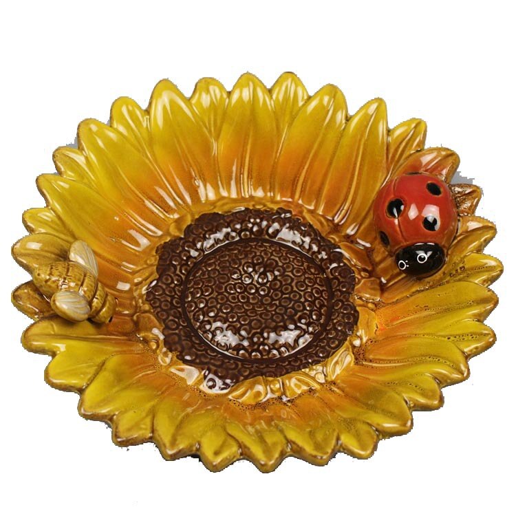 Flower sunflower Ceramic Smoke Rolling tray Desktop Crafts home Decoration accessories