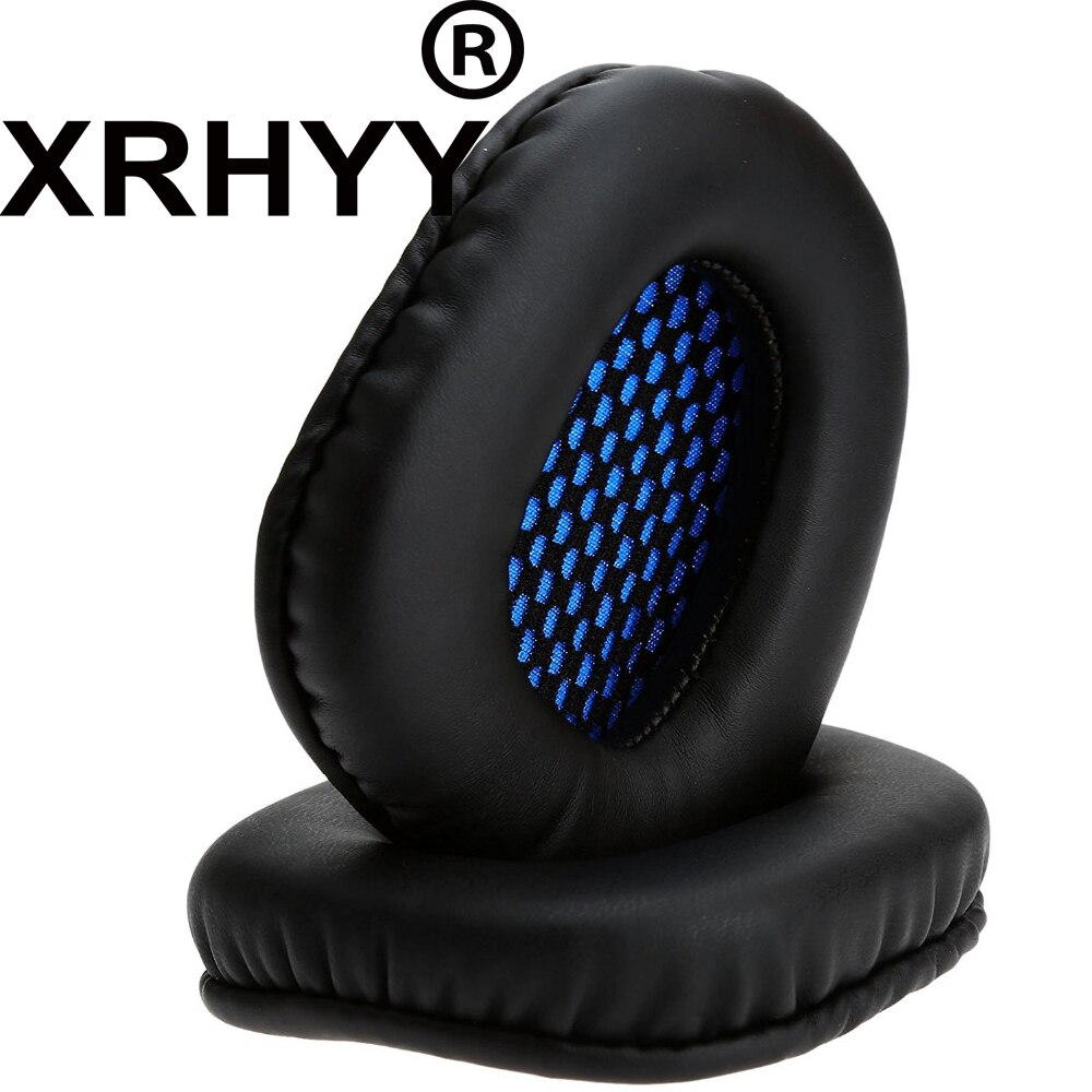 XRHYY Black Replacement Cushion Earpads for SADES SA-901 SA-922 718 906i SA882 SA881 SA902C SA-708 SA-907 A90 Headphones